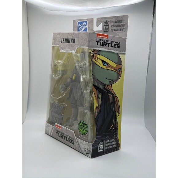 BST AXN Teenage Mutant Ninja Turtles JENNIKA 5" Action Figure NEW & Sealed Box - Picture 2 of 3
